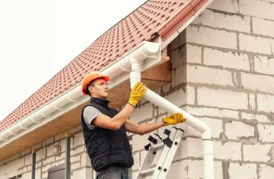 Pose et remplacement de gouttières à Citers